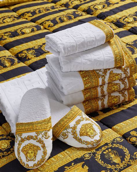 customizable versace towels|versace hand towels.